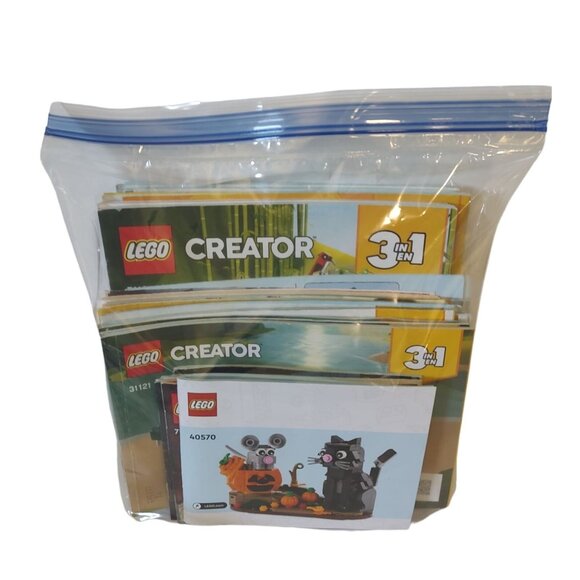 Mixed Lot Of 20 LEGO Instruction Manuals Creator Marvel Ninjago DC Minecraft - Picture 5 of 6